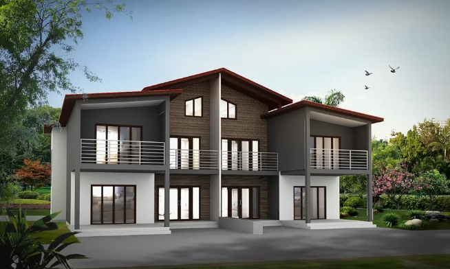 Modern Steel Structure Prefab Modular House Stylish Two Story Living Space