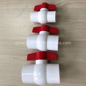 Cheap Compact White 1&quot; UPVC Female Thread Ball Valve with Flexible Design ANSI/DIN/BS for sale