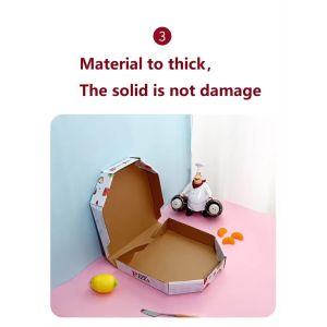 Custom Printed Pizza Slice Boxes Reusable Paperboard Container