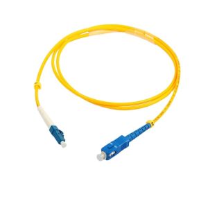 UPC PVC FTTX SC To SC 9um Optical Fiber Patch Cord