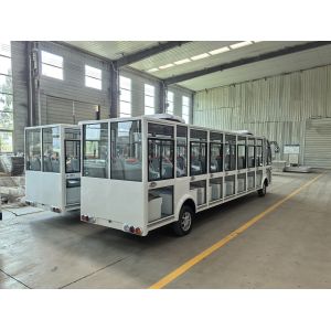 Support Customization 23 Seat Electric Sightseeing Bus With High Power And Air