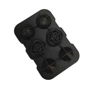 silicone rose ice mold 3 Diamond Ice Ball Maker Easy Release Large Ice Cube Form