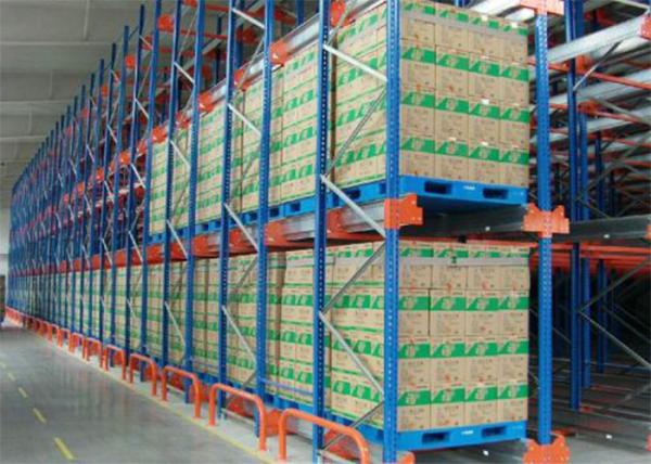 Quality Warehouse Racking Shelves use Pallet Runner or Radio Shuttle on Pathway wholesale