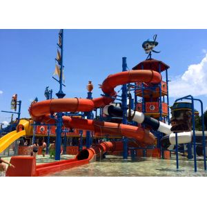 Multi Color Water Playground Equipment 1030M Size For Water Amusement Park