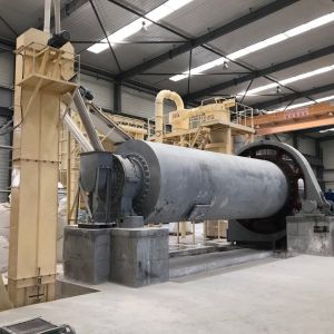 Inner Alumina Lining Ball Mill Machine for Grinding Quartz Sand Powder 1 PLC