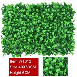 Cheap 40*60cm Customized 3D Decoration Panel Vertical Garden Artificial Fake Green Wall  for Indoor Backdrop for sale