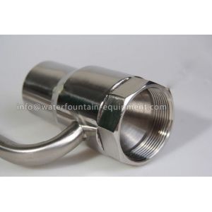 Bubbling Foam Water Fountain Nozzles Stainless Steel Fixed Underwater