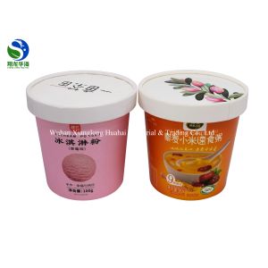 Biodegradable Kraft Paper Disposable Salad Soup Bowls with Lid