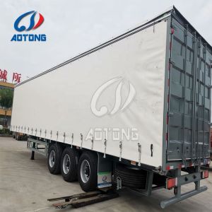 3-4 Axles 14-17 Meters 40t 50t Lorry Side Curtain Slider Trailer Truck