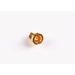 Male Crimp Straight MCX Bulkhead Connector Gold Plated Plating Small Sized