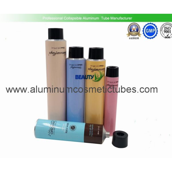 Quality 60ml 80ml Aluminium Cosmetic Packaging , Face Cream Aluminium Collapsible Tubes wholesale