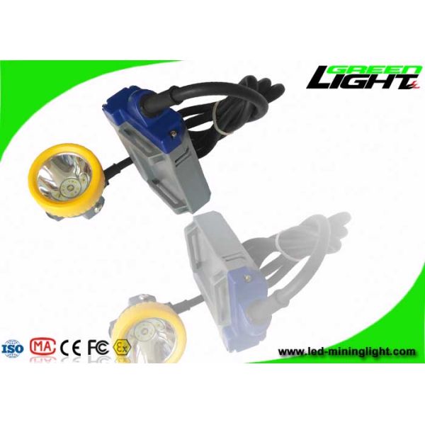 Coal Rechargeable Led Headlight 15000lux High Beam Corded Cap Lamp 6.6Ah Battery