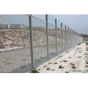 high security fence panels, pvc coated clearvu no climb fence