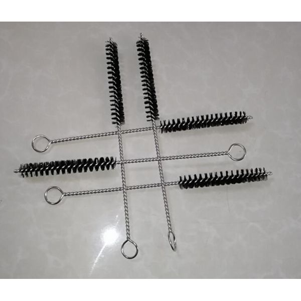 Nylon Twisted Pipe Cleaning Brush / Wire Cleaning Brush 10MM Outer Diameter