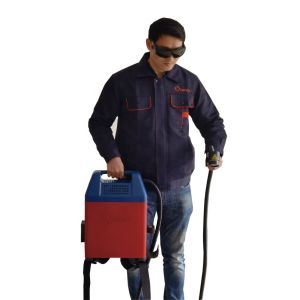 100W Backpack Laser Rust Oxide Painting Coating Cleaning Machine 24 Months