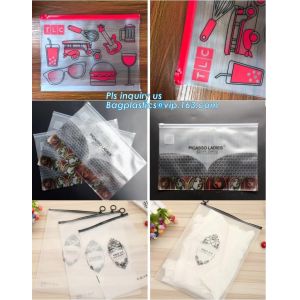 Sustainable Zipper Bags Packaging With Slider Closure, Size Frosted Matte Vinyl