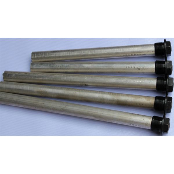 Extruded Round Water Heater Anode Rods , Aluminum Anode Rod For Water Heater ,