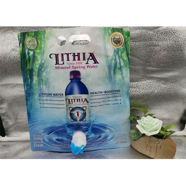 Quality High Capacity Juice Aluminum Foil Pouch Stand Up With Butterfly Spout wholesale