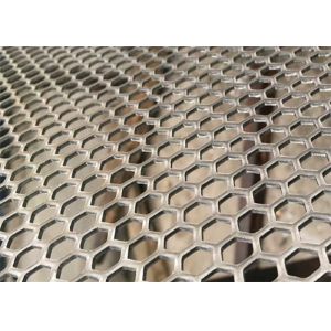 Punching 1*2m Hexagonal Hole Perforated Wire Mesh