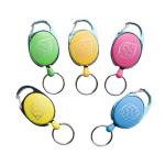 Custom Retractable Badge Holder ID Badge Reel With Hook And Split Ring