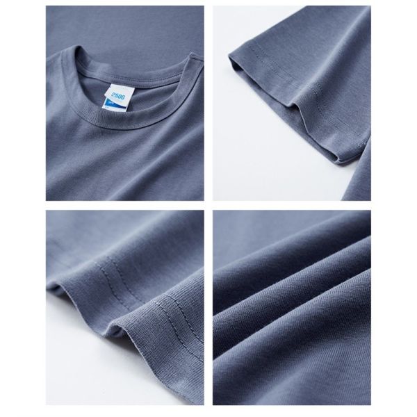 Thick 250Gsm Oversided Blank T Shirts Plain 100% Cotton For Printing