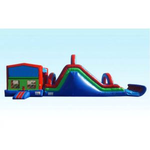 Big And Bright Inflatable Obstacle Course Challenge Eco Friendly