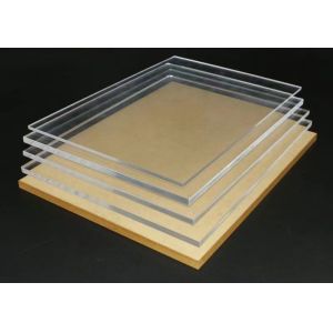 Custom 1.8mm-40mm Clear PMMA Continuous Clear Hard Plastic Sheets 4x8 Size 1220