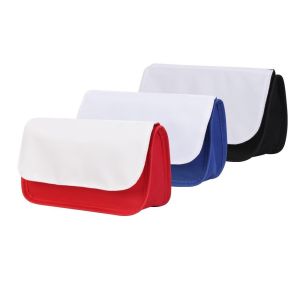 Canvas Blank Sublimation Makeup Bag Detachable Flap DIY Custom Logo Print Pencil