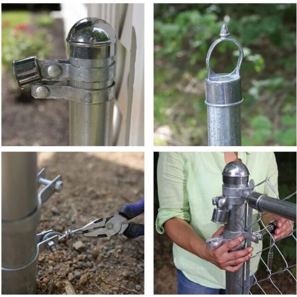 install of chain link fence