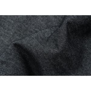100% Pure Cotton Silk-like Black Lightweight Denim Fabric