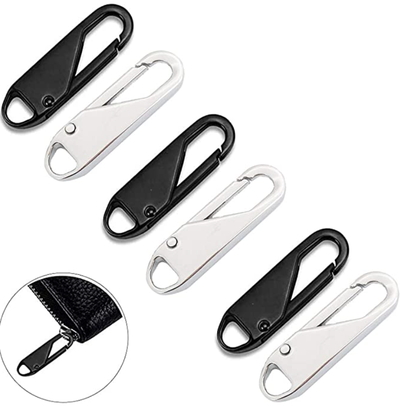 Zinc Alloy Backpack Luggage Zipper Pulls Tabs Fadeless Durable