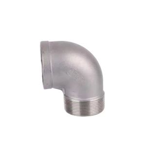 Casting Stainless Steel 201 304 Male and Female NPT Thread 90 Degree Elbow BSP
