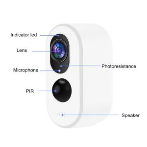 Waterproof Solar Powered Wireless Security Camera Night Vision Remote