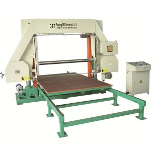 Cheap CE PU Horizontal Foam Cutting Machine For Sponge Sheet Thickness 2mm for sale
