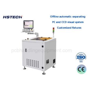 Two-Stage Continuous Sliding Processing 4 Aixs Offline Dual Platform PCB Router