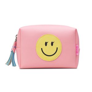 Cheap Cartoon Pattern Promotional Toiletry Bag Leather Material With Custom Design for sale