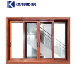 Simple Latest Design Glass Alloy Horizontal Slide Windows With Aluminum