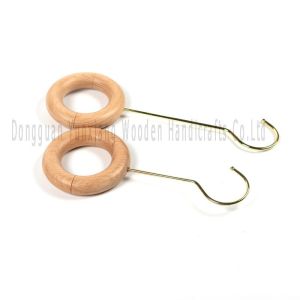 China Wooden Scarf Belt Tie Hanger, Wooden Organizer Hooks Racks, Closet Accessories Organizer on sale