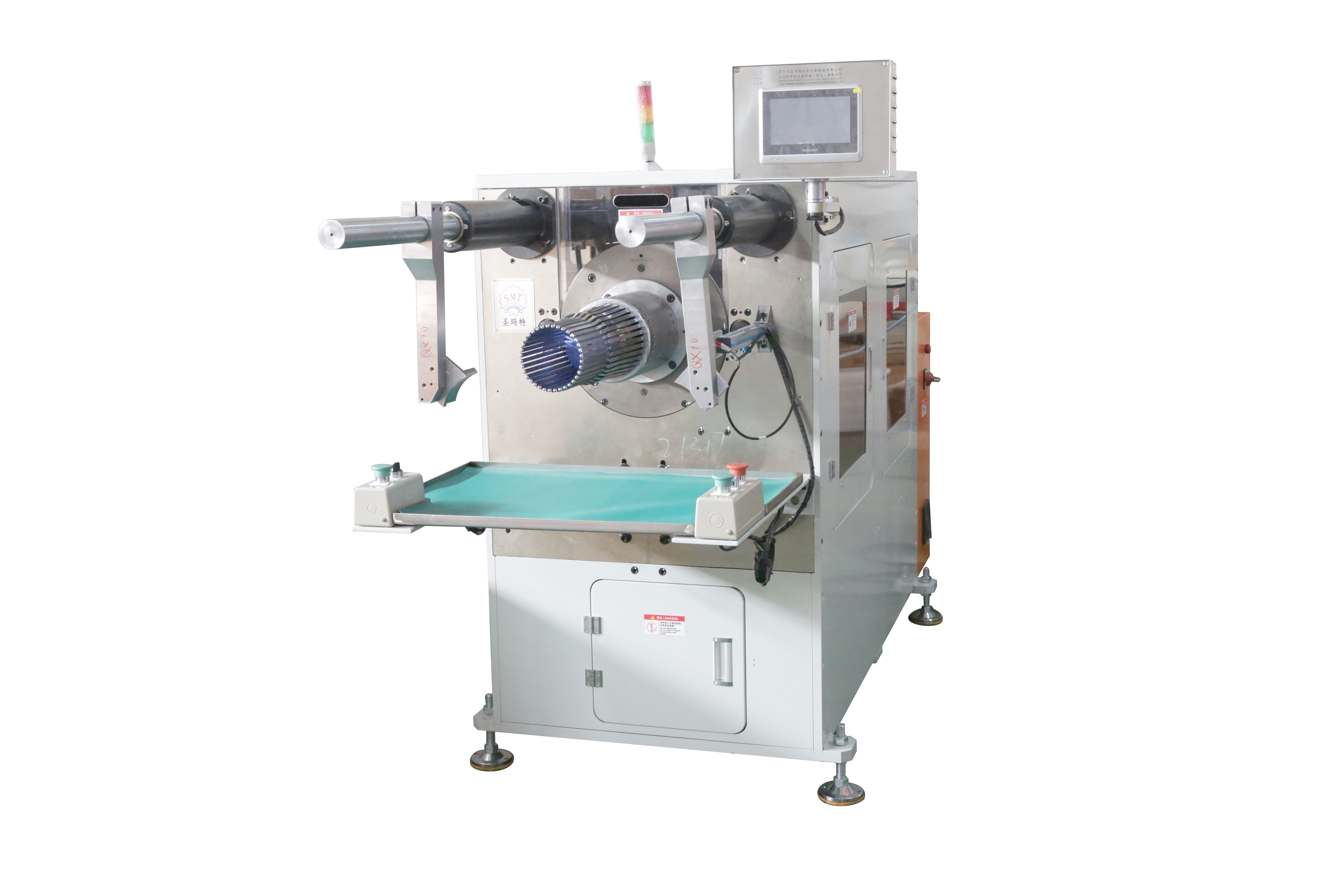 China Horizontal Stator Winding Inserting Machine for Compressor and Industry Motors with 60-150mm Stator I.D on sale