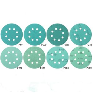 Film Hook And Loop Ceramic Sanding Discs Polyester Substrate Wet Dry P40-2000