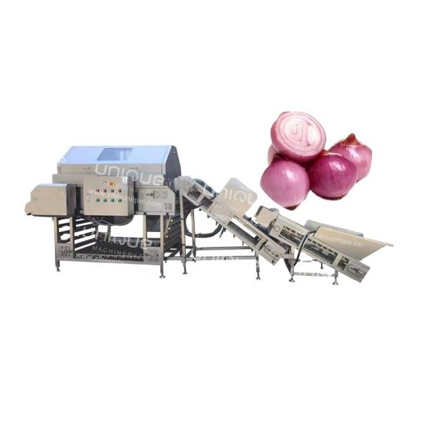 Automatic Onion Processing Line with Food Beverage Onion Peeling and Cutting