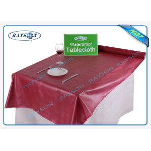 40gsm - 60gsm Disposable Polypropylene Non Woven Tablecloth with Different