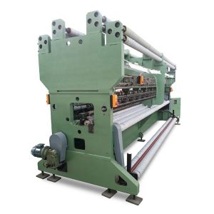 Cheap Computerized Raschel Warp Knitting Machine with 3-Rollers Positive Yarn Let-Off System and E6/E7/E8/E9/E12/E14 Gauge for 135-340&quot; Working Width for sale