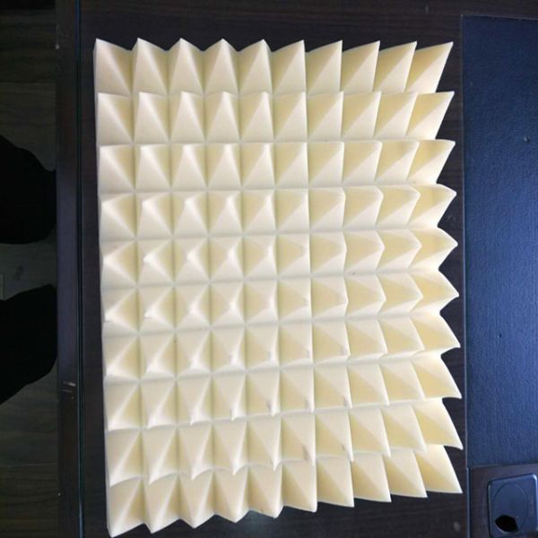 Polyurethane Magnetic RF Pyramid Absorber Foam Sheet Composite Electromagnetic
