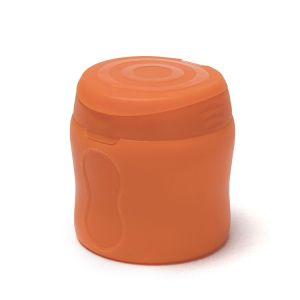 Orange Barrel Shape Kawaii Pencil Sharpener Two Hole