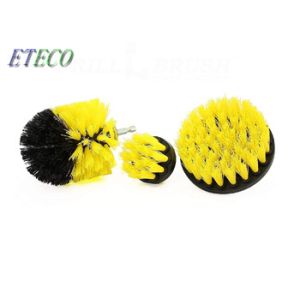 Durable Soft Bristle Drill Brush For Tile Cleaning , Stiffness Drill Bit Brush