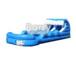 Custom Tsunami Inflatable Water Slides N Slide / Volcano / Wave Slip Slide For