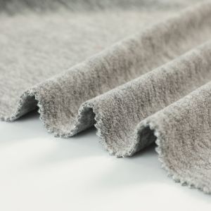Cheap 2 Side Brushed Micro Fleece Fabric 1 Side Anti Pilling for sale