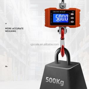 Digital LED Crane Weigh Scale Division 0.1/0.2/0.5kg Lightweight LCD Luggage