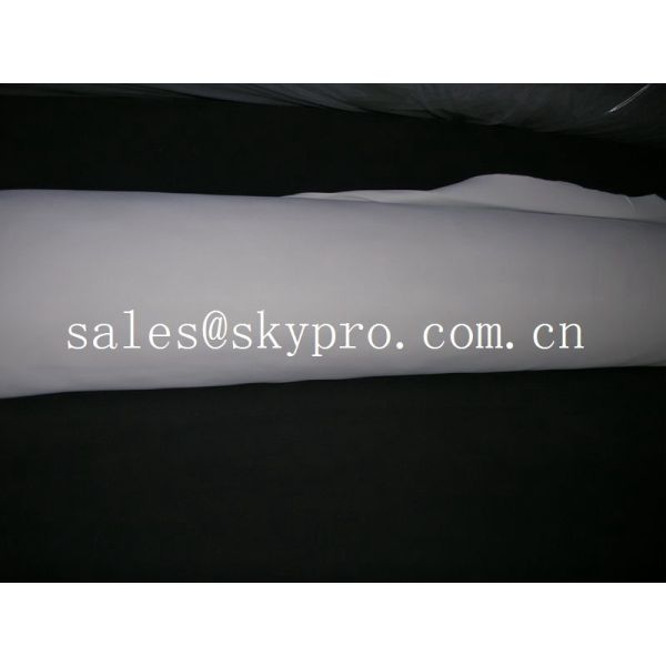 Quality White / beige color foam neoprene rubber sheet  60" wide maximum wholesale